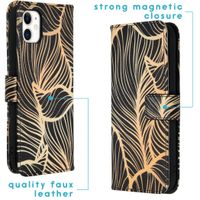 imoshion Coque silicone design iPhone 11 - Golden Leaves