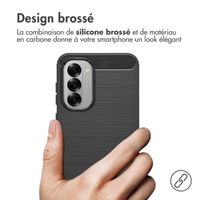 imoshion Coque Brushed Samsung Galaxy A56 - Noir