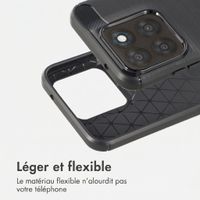 imoshion Coque Brushed Motorola Moto G77 - Noir