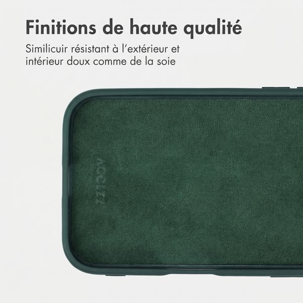 Accezz Coque arrière Edge avec MagSafe Apple iPhone 17 - Vert