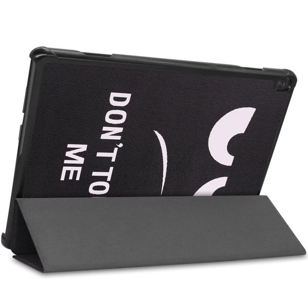 imoshion Coque tablette Design Trifold Lenovo Tab M10 - Don't Touch