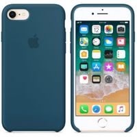 Apple Coque en silicone iPhone SE (2022 / 2020) / 8 / 7 - Cosmos Blue