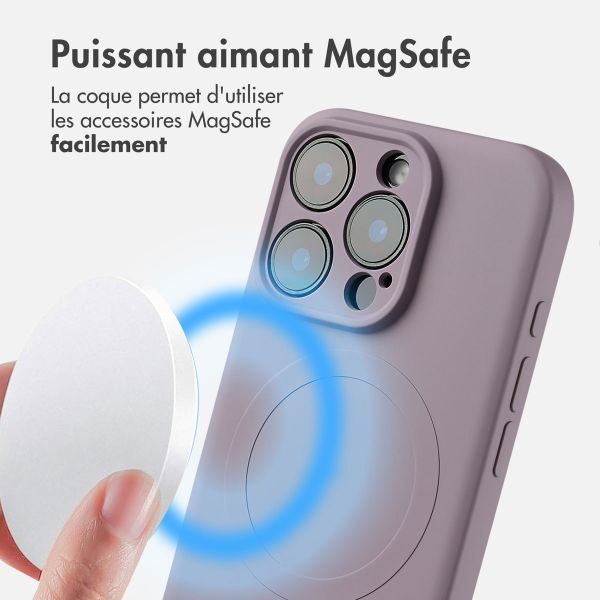 imoshion Coque Couleur avec MagSafe iPhone 16 Pro Max - Violet