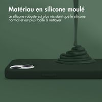 Accezz Coque Liquid Silicone Samsung Galaxy A55 - Forest Green