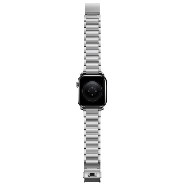 Nomad Bracelet à maillons magnétiques en acier Apple Watch Series 1 t/m 11 / SE / Ultra (44/45/46/49 mm) - Silver