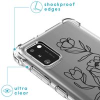 imoshion Coque Design avec cordon Samsung Galaxy A41 - Woman Flower