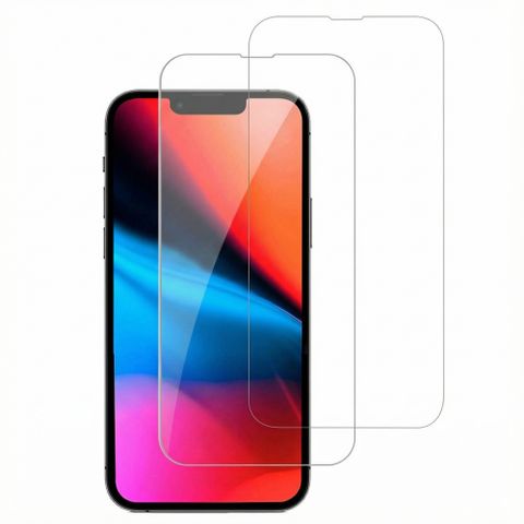 Accezz Protection d'écran en verre trempé 2-pack Apple iPhone 13 Pro Max / 14 Plus