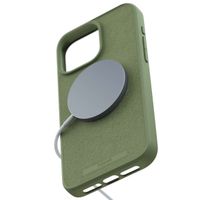 Njorð Collections Coque daim Comfort+ MagSafe iPhone 15 Pro Max - Olive