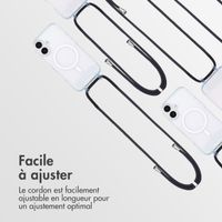 imoshion Coque MagSafe avec cordon amovible iPhone 16 - Transparent