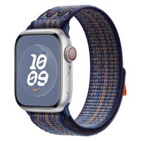 Apple Nike Sport Loop bracelet Apple Watch Series 1 á 9 / SE (38/40/41 mm) | Series 10 (42 mm) - Game Royal/Orange