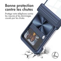 imoshion Coque arrière Camslider Samsung Galaxy Z Flip 4 - Bleu foncé