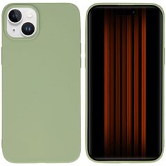 imoshion Coque Couleur Apple iPhone 15 Plus - Olive Green