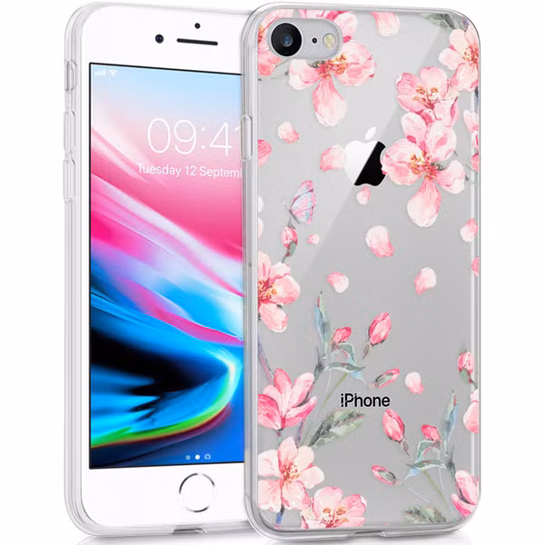 imoshion Coque Design Apple iPhone SE (2022 / 2020) / 8 / 7 - Blossom Watercolor
