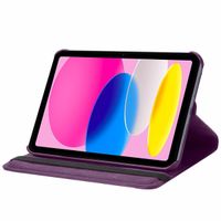 imoshion Coque tablette rotatif à 360° iPad 10 (2022) 10.9 pouces - Violet