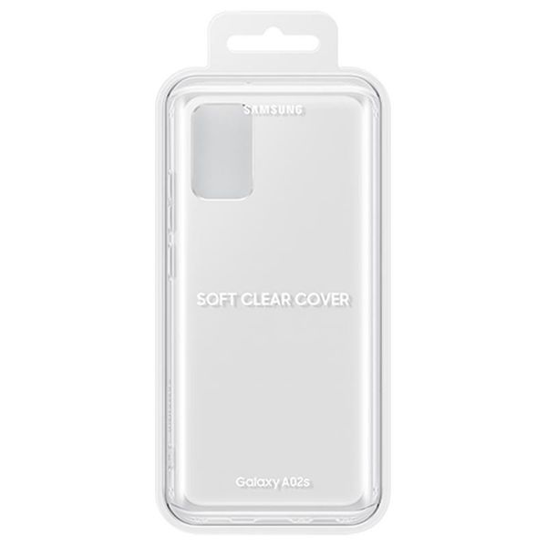 Samsung Original Coque Silicone Clear Galaxy A02s - Transparent