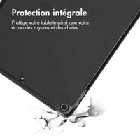 imoshion Coque tablette Trifold Apple iPad 9 (2021) 10.2 pouces / iPad 8 (2020) 10.2 pouces / iPad 7 (2019) 10.2 pouces - Noir