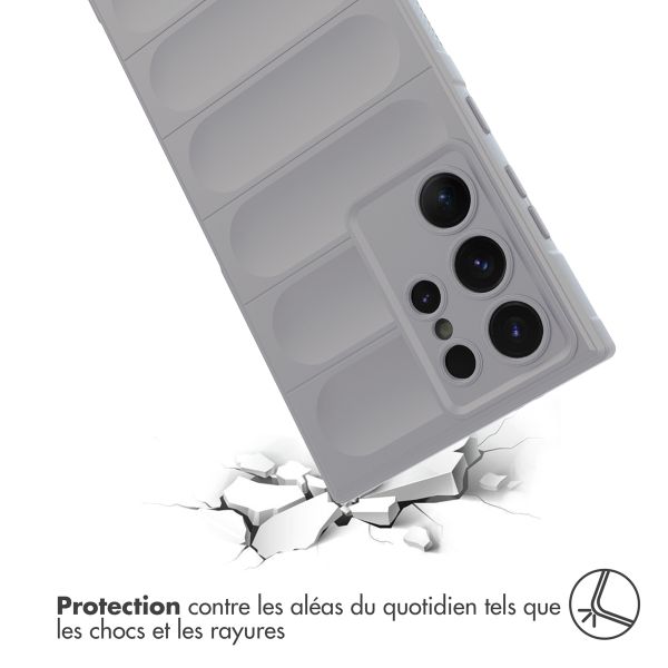 imoshion Coque arrière EasyGrip Samsung Galaxy S24 Ultra - Gris