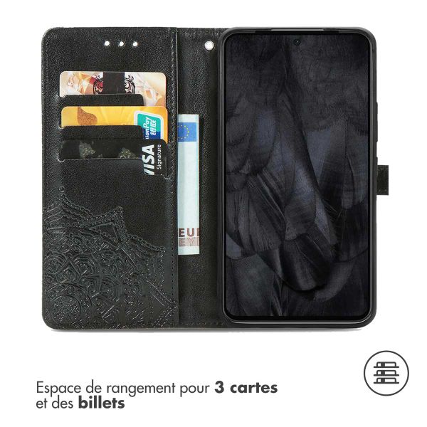 imoshion Etui de télephone Mandala Google Pixel 8 Pro - Noir