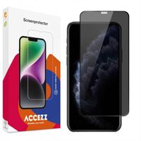 Accezz Protection d'écran en verre trempé Privacy Apple iPhone 11 Pro / Xs / X