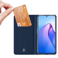 Dux Ducis Étui de téléphone Slim pour l'Oppo Reno 8 5G - Bleu foncé