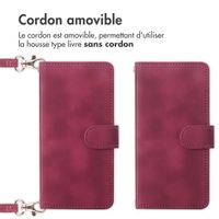 imoshion Etui de téléphone portefeuille avec cordon Samsung Galaxy A35 - Rouge