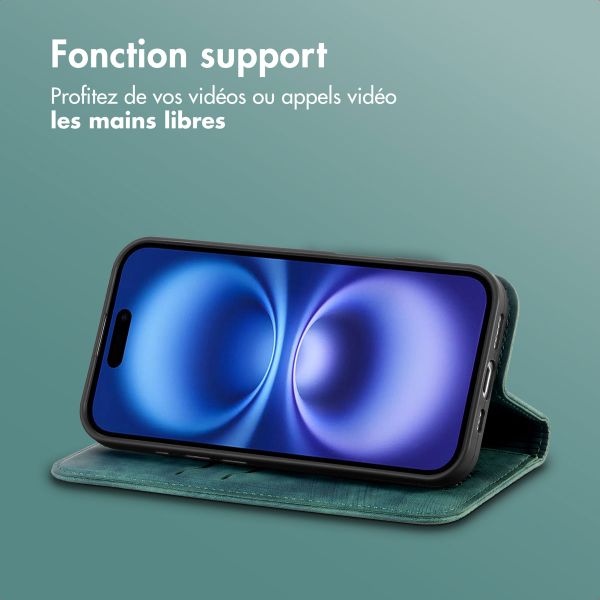 imoshion Étui de téléphone portefeuille Slim Apple iPhone 17 - Vert