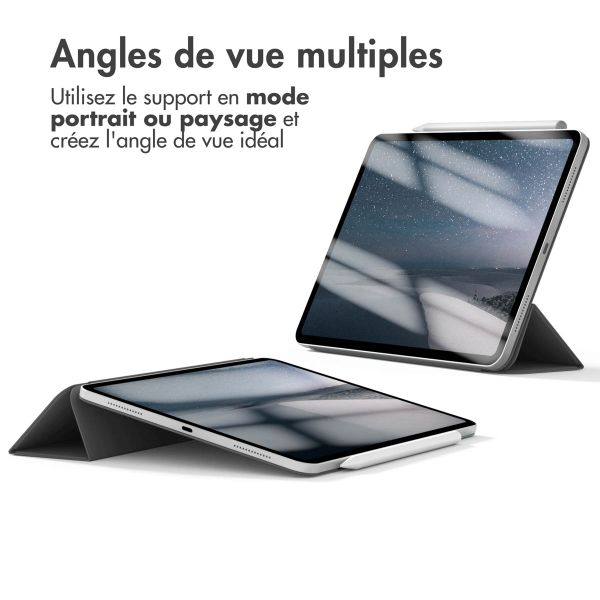 imoshion Magnetic etui de téléphone portefeuille Apple iPad 11 (2025) 11 pouces A16 / iPad 10 (2022) 10.9 pouces - Noir