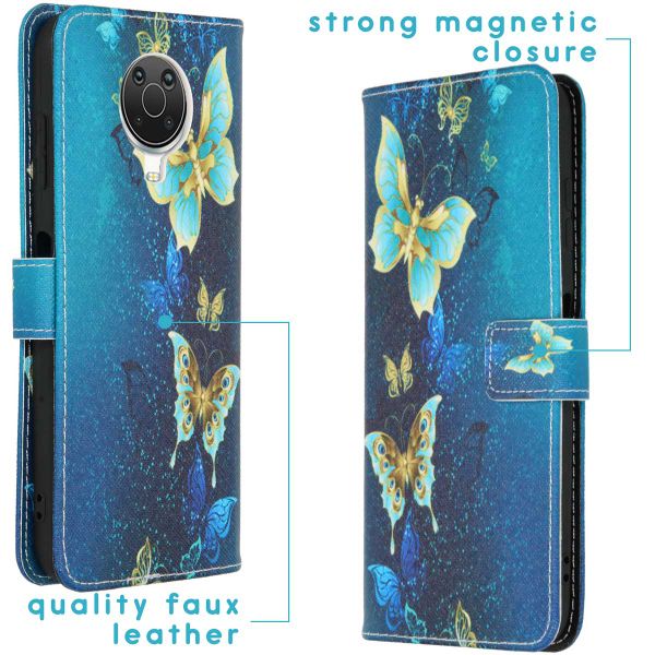 imoshion Coque silicone design Nokia G10 / G20 - Blue Butterfly