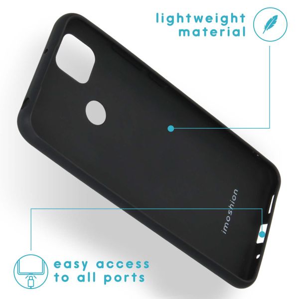 imoshion Coque Couleur Xiaomi Redmi 9C - Noir