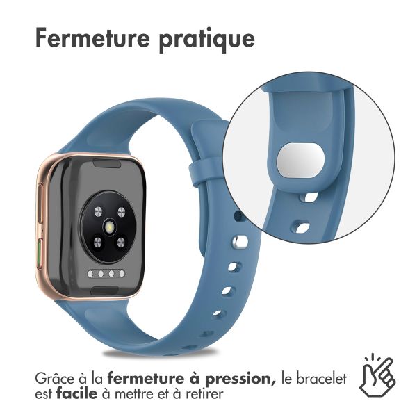 imoshion Bracelet en silicone Oppo Watch 46 mm - Bleu