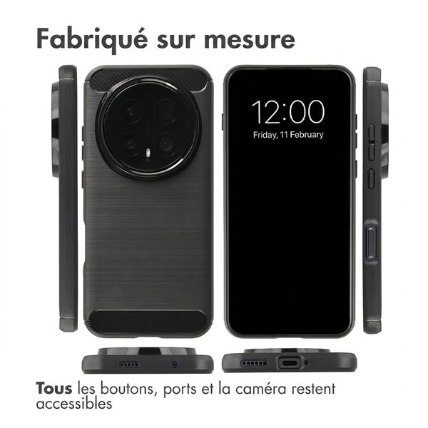 imoshion Coque Brushed Honor Magic8 Pro - Noir