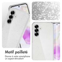 imoshion Coque Pailletée Samsung Galaxy A36 - Paillettes Transparent