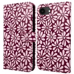 imoshion Étui de télephone portefeuille Design Apple iPhone 16e - Bloom Love Blush