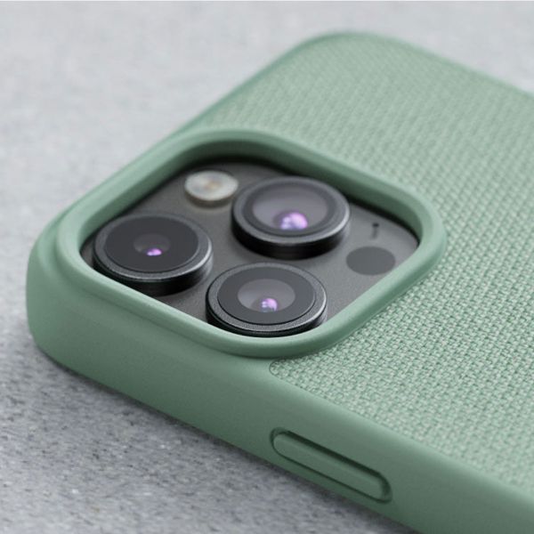 Njorð Collections Coque en tissu MagSafe iPhone 15 Pro Max - Turquoise