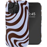 Selencia Coque arrière Vivid avec MagSafe Apple iPhone 16 Pro - Dream Swirl Chocolate