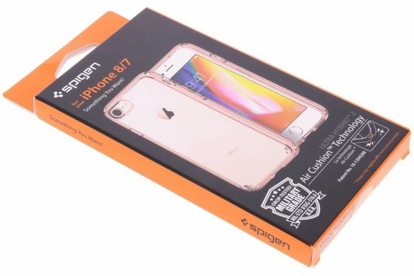 Spigen Coque Ultra Hybrid 2 iPhone SE (2022 / 2020) / 8 / 7 - Rosé Gold