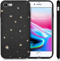 imoshion Coque Design iPhone SE (2022 / 2020) / 8 / 7 - Etoiles / Noir