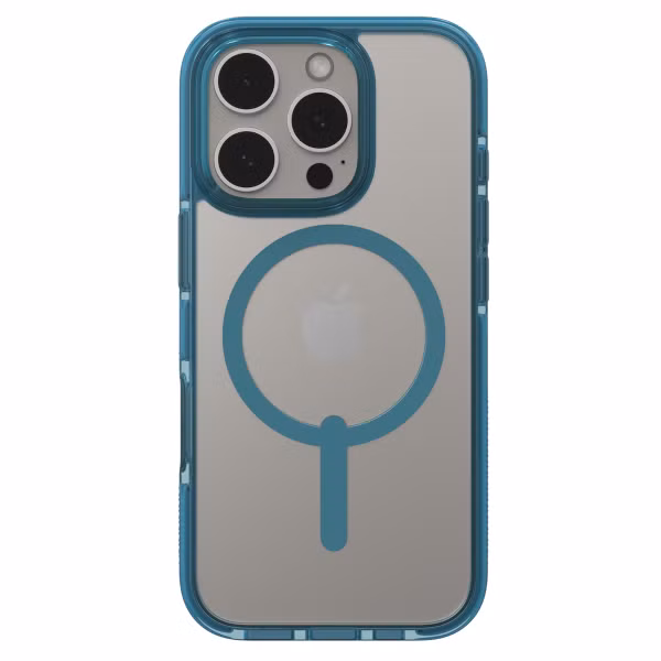 ZAGG Coque Santa Cruz Snap avec MagSafe Apple iPhone 16 Pro - Clear / Blue