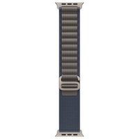 Apple Alpine Loop Band Apple Watch Series 1 á 10 / SE / Ultra (2) (44/45/46/49 mm) - Taille L - Bleu