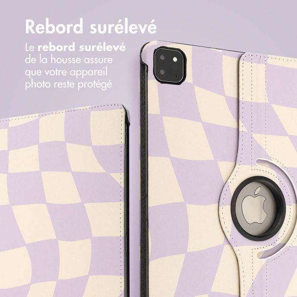 imoshion Coque tablette Design rotatif à 360° Apple iPad Air 13 pouces (2025) M3 / (2024) M2 - Dancing Cubes