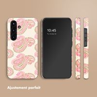 Selencia Coque arrière Vivid Samsung Galaxy S25 FE - Paisley Blush