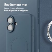 imoshion Coque Couleur avec MagSafe iPhone 16 Plus - Bleu foncé