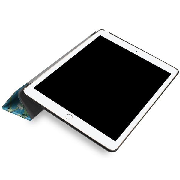 imoshion Coque tablette Design Trifold Apple iPad Air 3 (2019) / Pro 10.5 (2017) - Green Plant