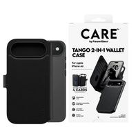 CARE by PanzerGlass Étui de télephone portefeuille Tango 2 en 1 avec MagSafe Apple iPhone Air - Noir