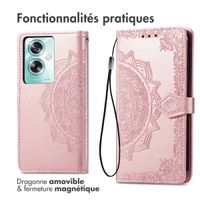 imoshion Etui de télephone Mandala OnePlus Nord N30 SE - Rose Doré