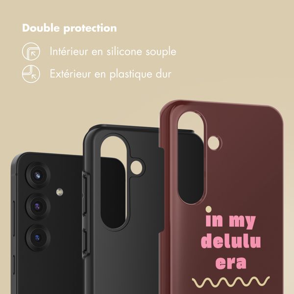 Selencia Coque arrière Vivid Samsung Galaxy S25 - Delulu