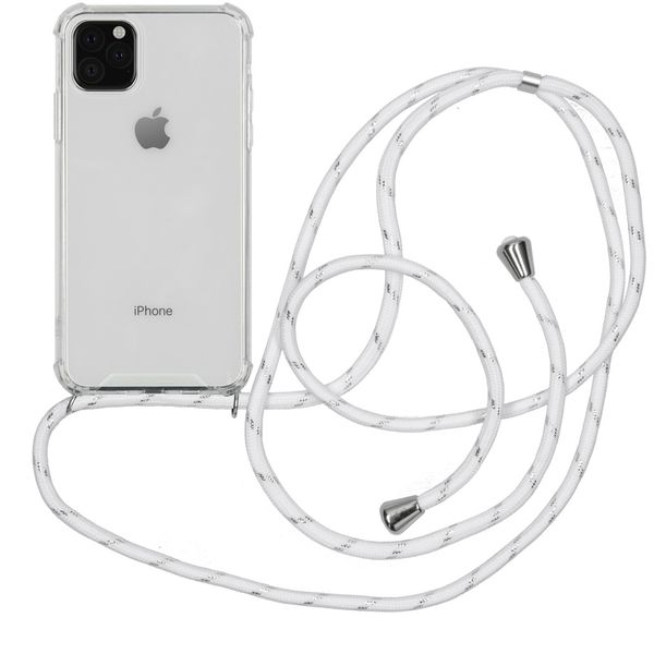 imoshion Coque avec cordon iPhone 11 Pro Max - Blanc Argent