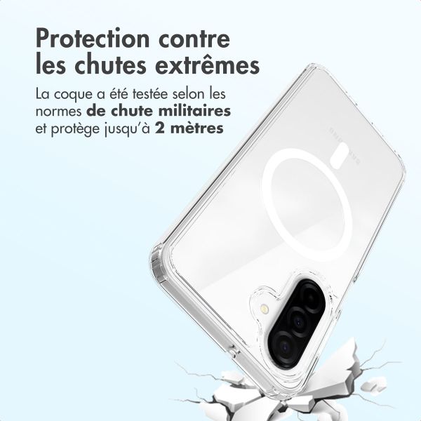 Accezz Coque arrière Xtreme Impact avec MagSafe Samsung Galaxy A17 (5G) - Transparent
