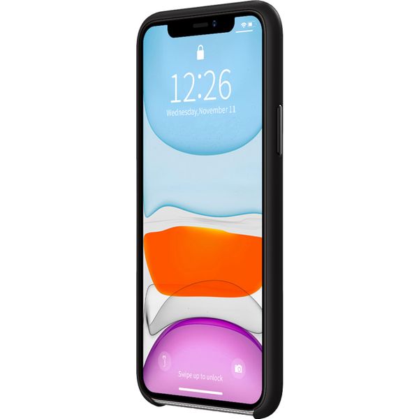 Valenta Coque en cuir Luxe iPhone 11 - Noir