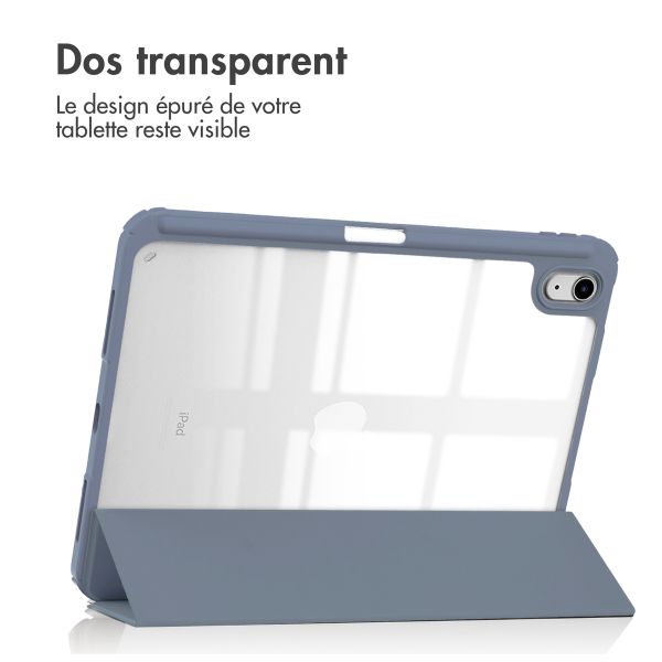 imoshion Coque tablette rigide Trifold Apple iPad 11 (2025) 11 pouces A16 / iPad 10 (2022) 10.9 pouces - Violet